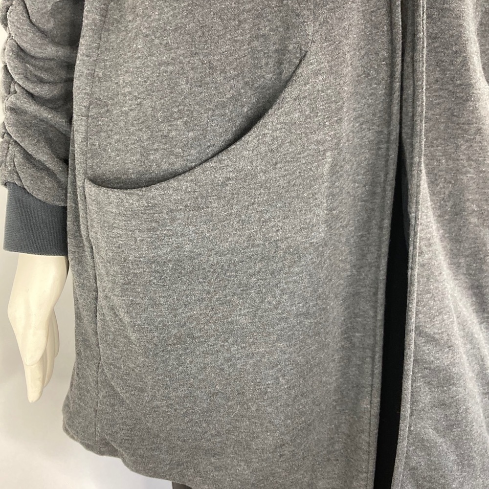 Yoki Lined Asymmetrical Long Jacket - image 5